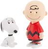 UDF Ultra Detail Figure 489 PEANUTS Series 10 Charlie Brown Snoopy Each Approximately Finished No. & - 89/57mm Tall, Pre-painted, Figures.