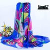 Women's Chiffon Scarf - Lightweight, Printed Sun Protection for Spring, Summer, Fall - Versatile Beach Shawl