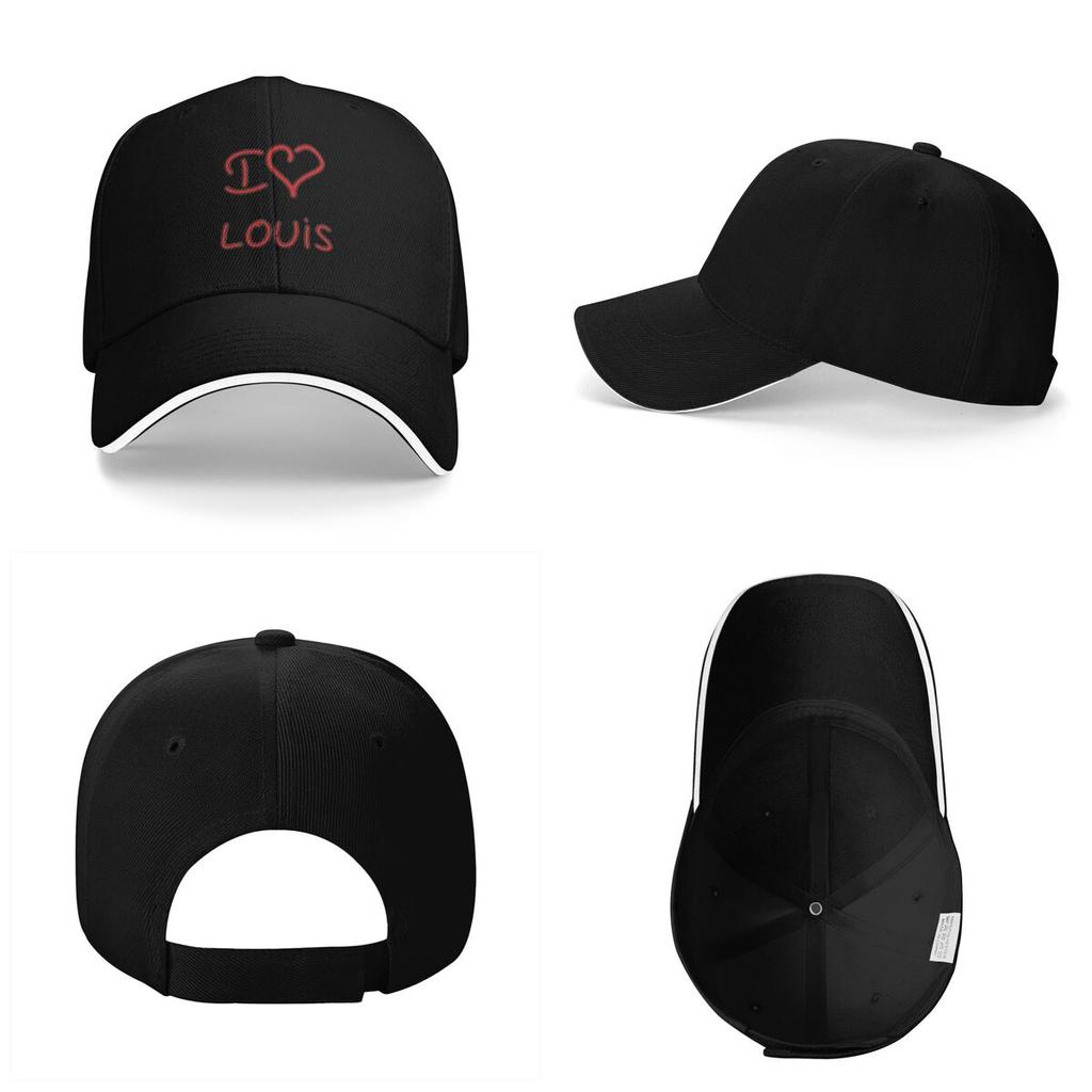 Unisex Baseball Hats I Love Louis Tomlinsons Outdoor Streetwear Summer Sports Baseball Caps Hip Hop Cap Casquette Hats