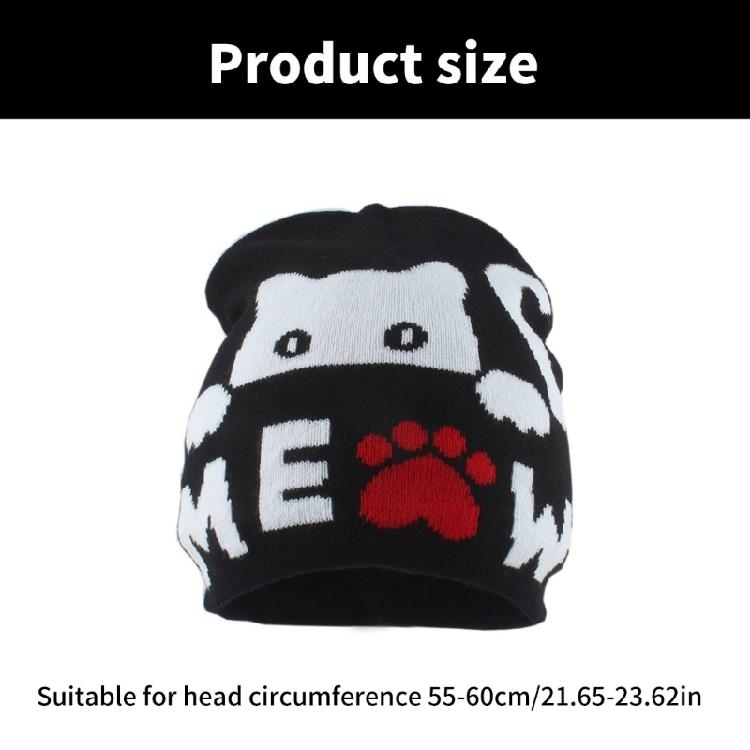 Knit Hat Beanies Pullover Warm Skull Caps Knitted Hat Party Club Accessories