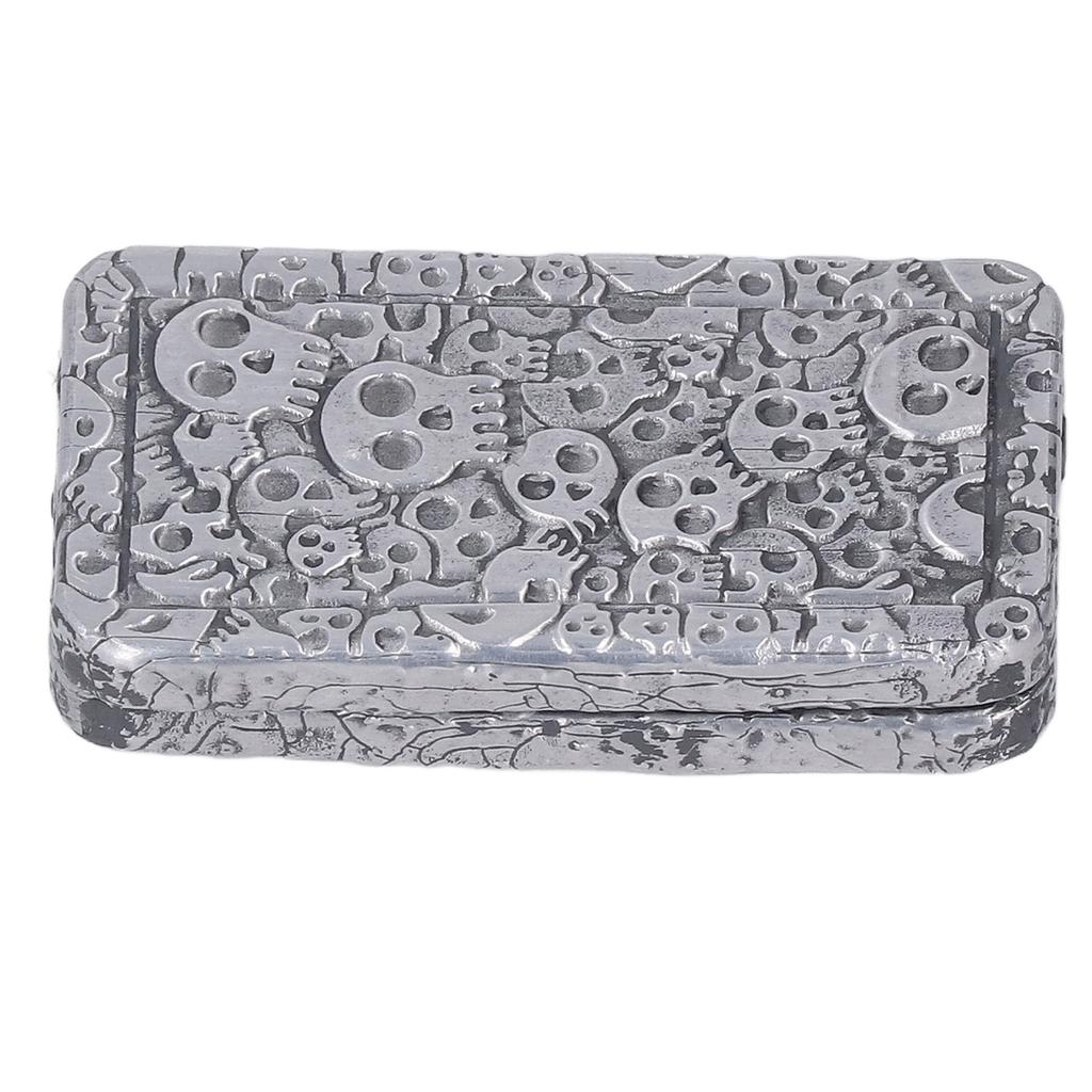 Skull Pattern Magnetic Slider Toy Adult Metal ADHD Autism Anxiety Stress Relief Push Slider Sensory