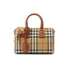 Logo Monogrammato in Rilievo Tracolla Regolabile Chiusura con Zip PU a Scacchiera Borsa da Bowling Mini Borse a Mano da Donna 80713571
