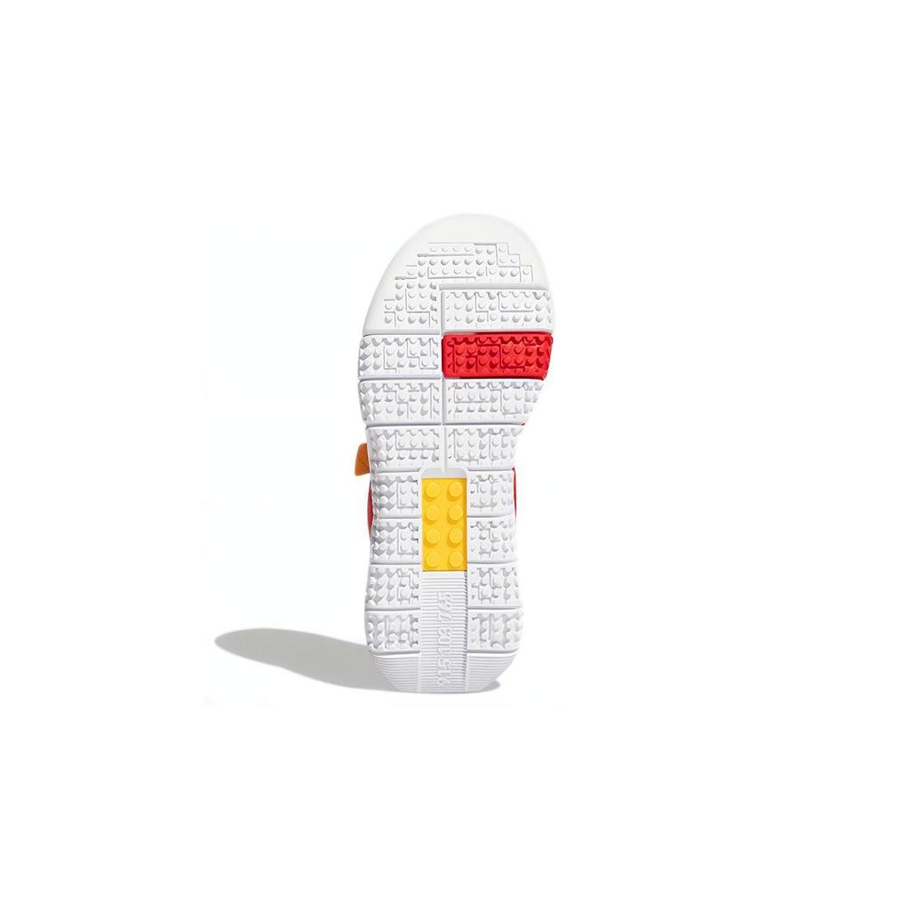adidas Klassische Sport LEGO Kollaboration Rutschfest Niedrig geschnitten Laufschuhe für Kinder Rot Kinder H01504