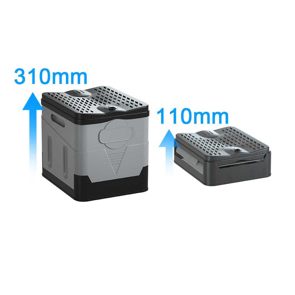 Car Travel Portable Emergency Toilet Outdoor Folding Camping Toilet with Cover for Camping Hiking Boat Road Trips Beach