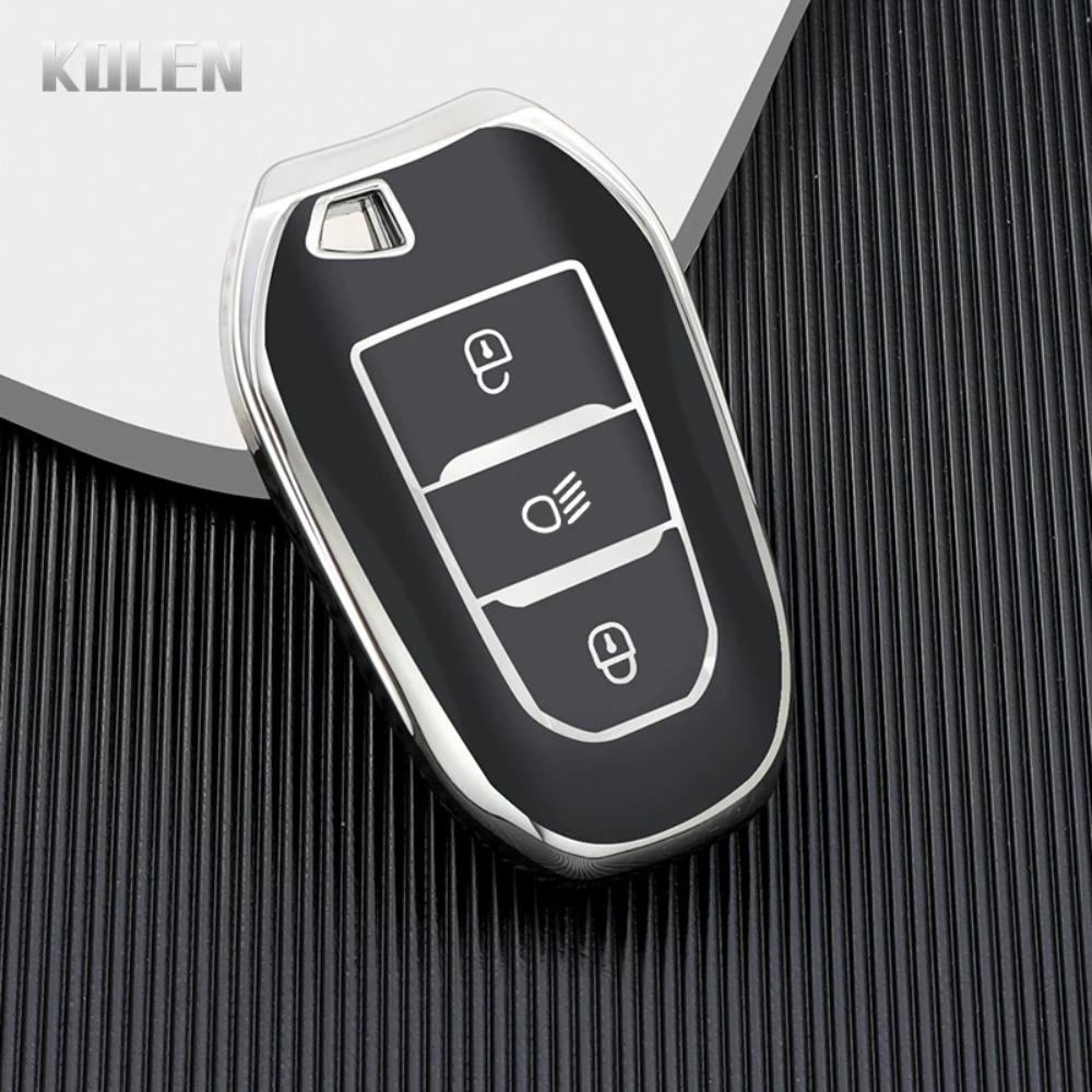 TPU Car Remote Key Case Cover Shell for Peugeot 2008 3008 4008 5008 308 408 508 Citroen C1 C2 C4 C6 C3-XR Picasso Grand DS3 DS5