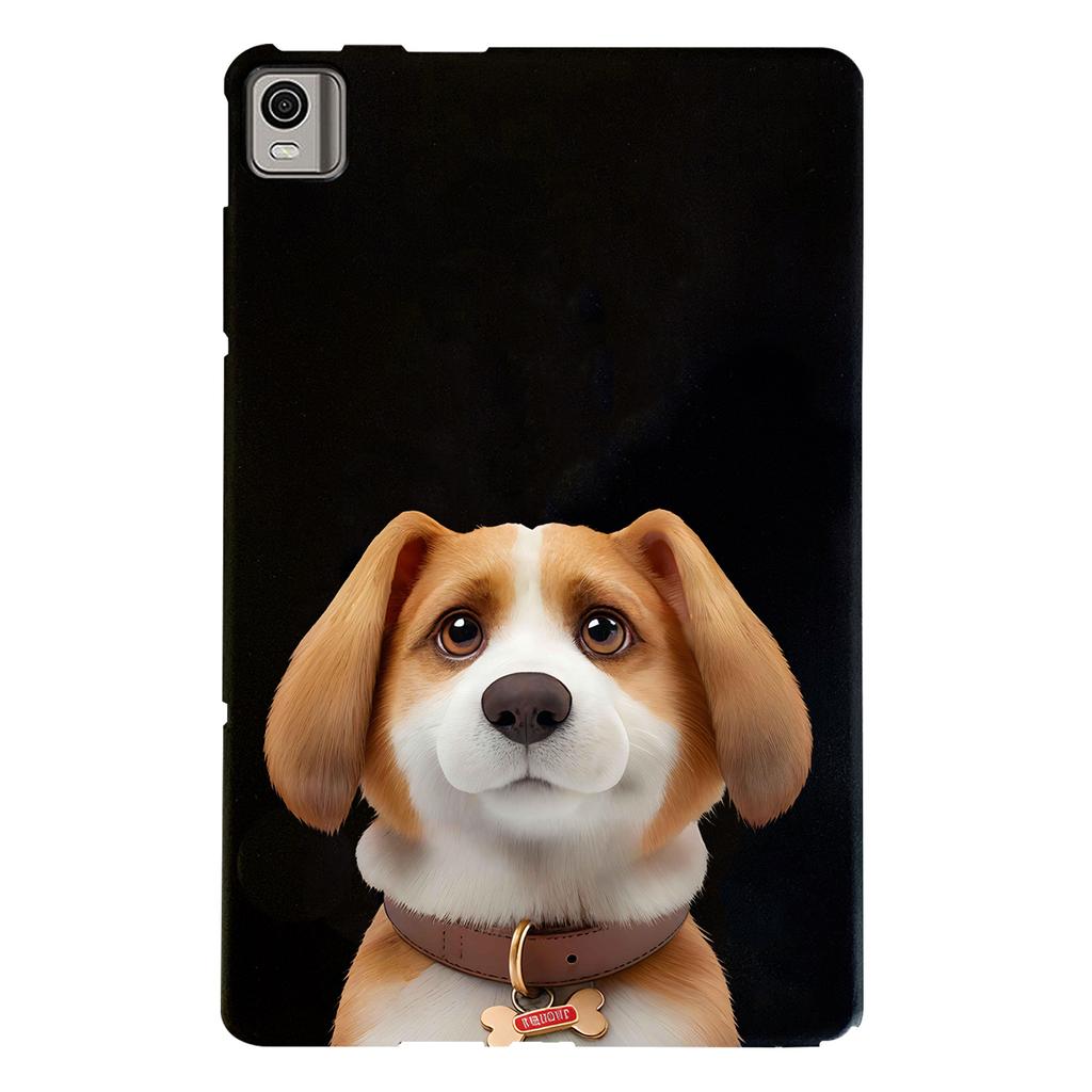 Cartoon-Welpen-Katze, weiche schwarze TPU-Schutzhülle für Nokia T21, Nokia T10, stoßfeste Tablet-Hüllen