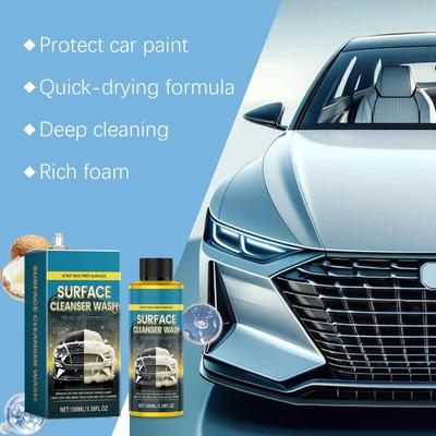 Car Wash Soap 100ml Highly Concentrated Paint Coating Car Cleaning Shampoo For Truck Suv Rv Vehicle Automotive Interior