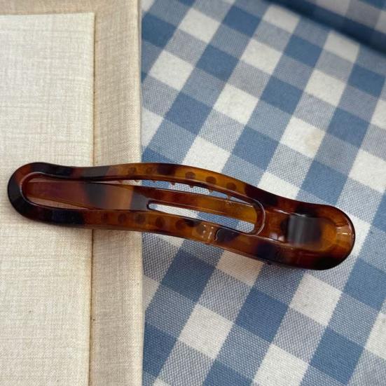 Kunststoff Haarspange Rutschfeste Zähne Transparente Rückseite Haarkralle Hairstyle-Werkzeug Tägliches Tragen Reise Haaraccessoires