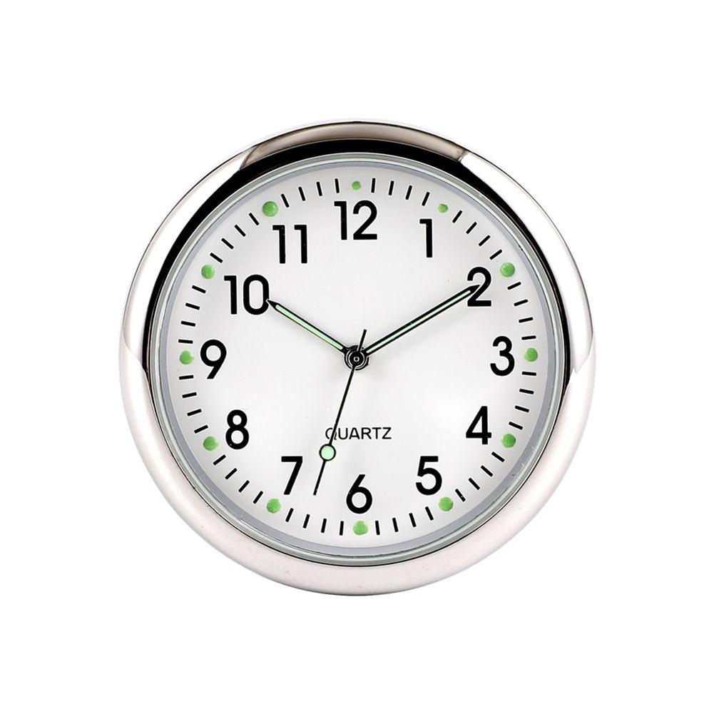 Mini Car Clock with Luminous Display for Dashboard Air Vent Quartz Analog