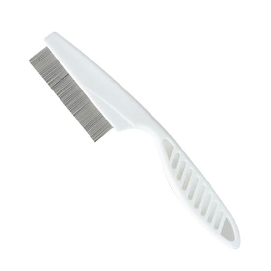 2 Pcs Pet Hair Comb Tear Stain Remover Fine-Tooth Stainless Steel Flea Comb 2-in-1 Multifunctional Grooming Tool Dehairing