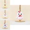 Adorable Plush Chicken Keychain Cute Cartoon Soft Toy Bag Charm Doll For Kids