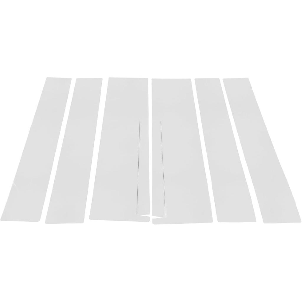 Door Pillar Window Trim Front Rear Left Right Anti Scratch Sticker Pillar Posts Cover for Honda STEPWGN 2022-2024 Chrome Silver Tone