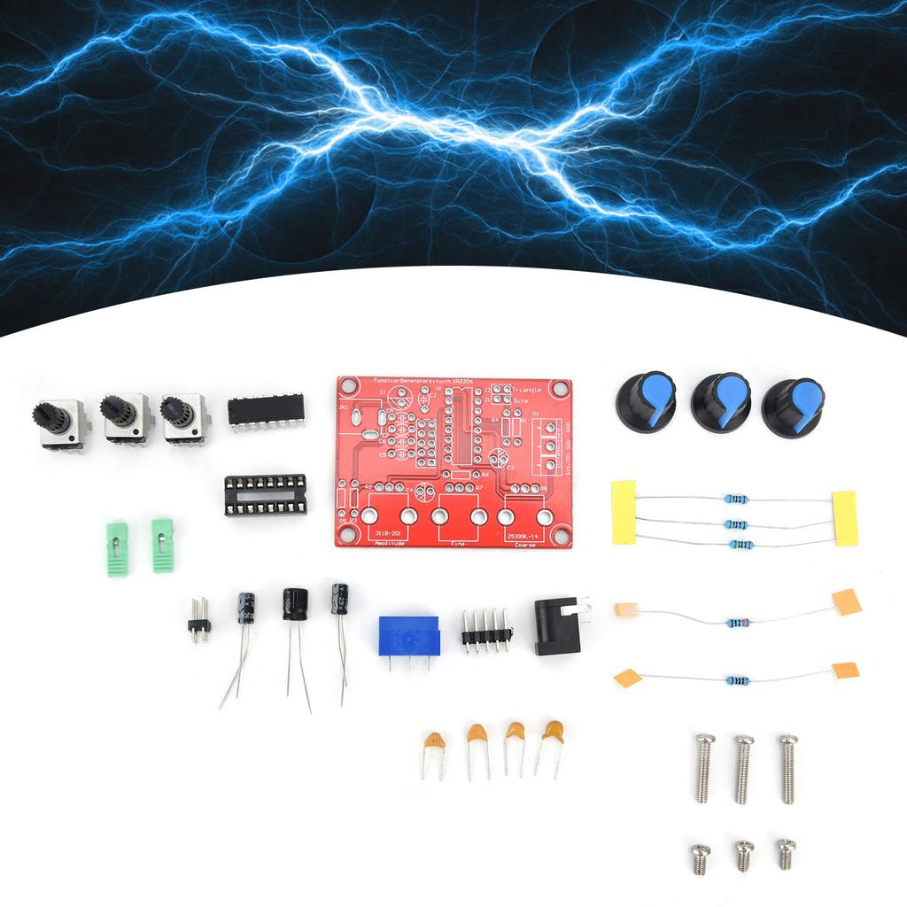 Signal Generator Kit DIY Function Frequency Module Sine Triangle Square Adjustable XR2206
