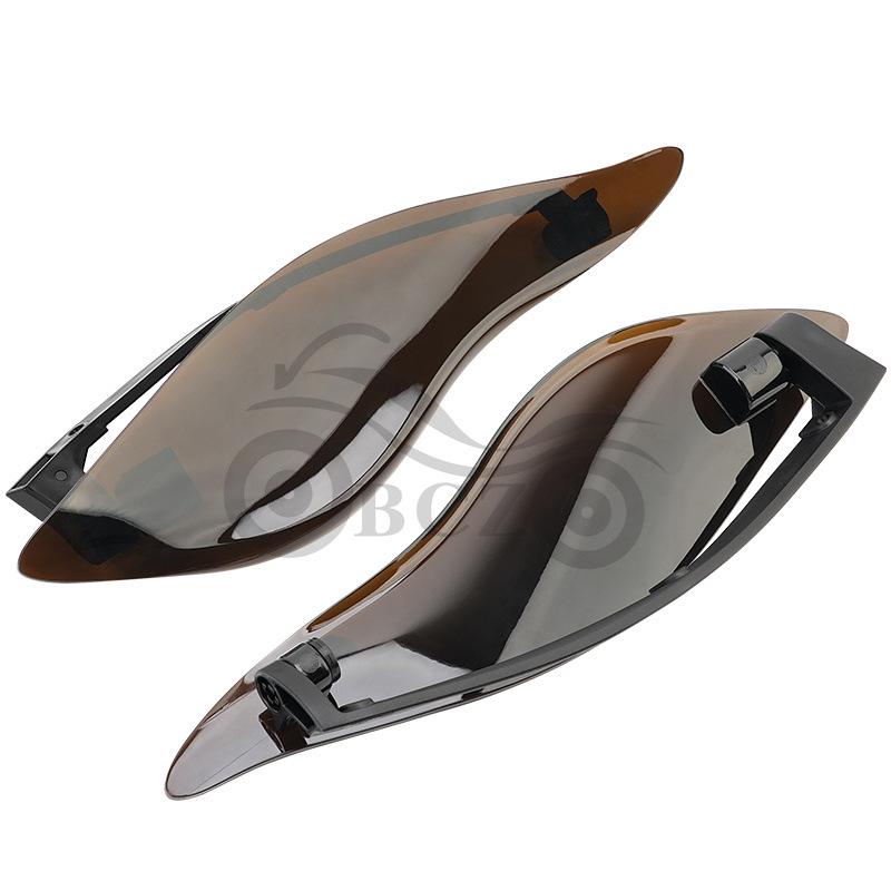 Harley Glide Motorcycle Side Wings Fairing Windshield