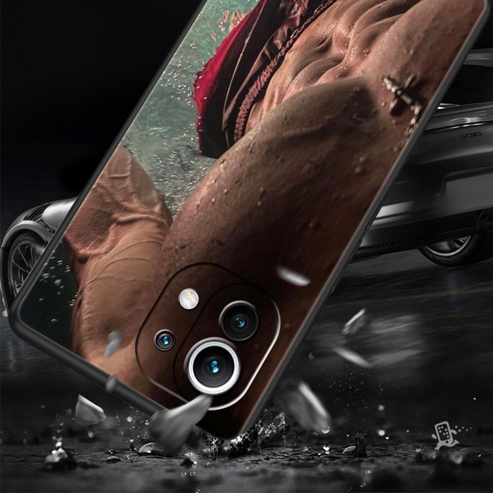 Phone Case Cover for Xiaomi Mi 17 15 14 13 12 11 Ultra 15T 14T 13T 12T 11T Pro Lite 5G Soft TPU Capas Sexy Muscle Man Fundas Bag