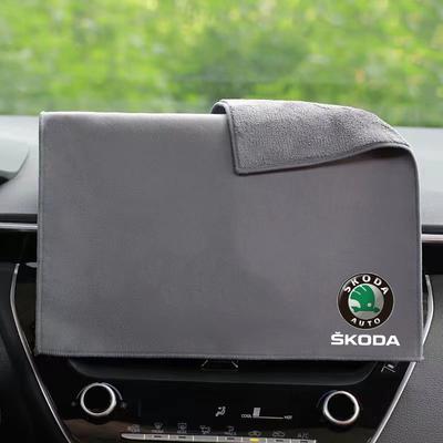 WUM1 Car Wash Towel Detailing Cleaning Cloth Wash Drying Towel For Octavia 2 A7 A5 Rapid Fabia Yeti Superb SCALA Accessories