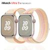 Sports Nylon Strap For Apple Watch Ultra 2 1 49mm Series 9 41mm 45mm Band Loop For iWatch 8 7 6 5 4 3 se 40mm 44mm 42mm Bracelet