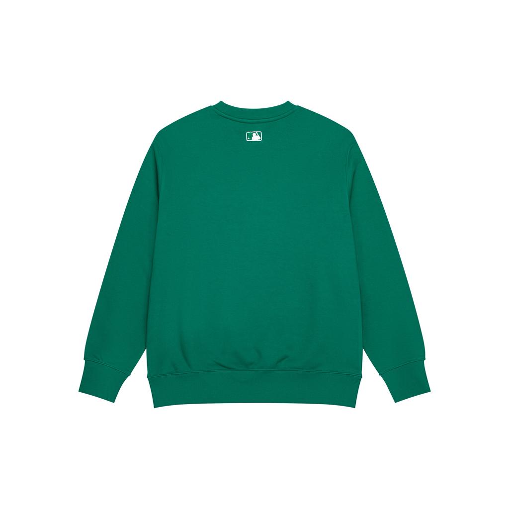 New MLB T Mega Bear Sweatshirts Unisex Green 3AMTE0134-07GNS