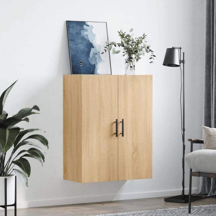 VidaXL Armoire murale chêne sonoma 69,5x34x90 cm 828447