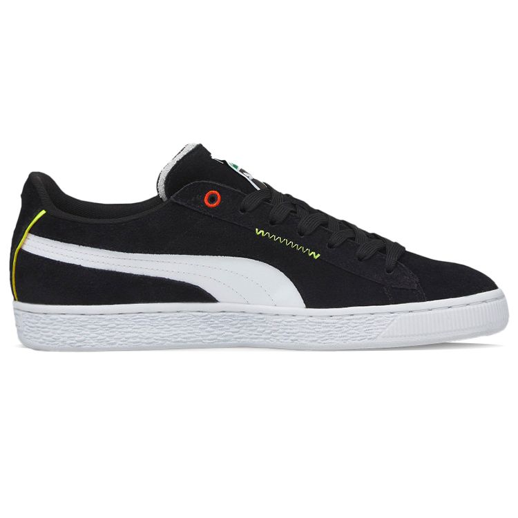 Puma Suede Displaced - Black Harbor Mist Unisex Sneakers White 382875-05