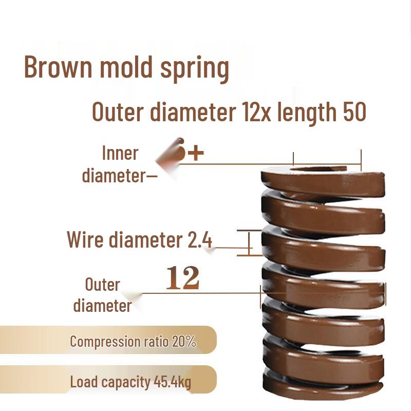 Yijiekai High-Temperature Rectangular Flat Wire Compression Spring