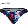 3D Animal Print U Convex Bulge Pouch G-string tanga Low Rise Spodní prádlo