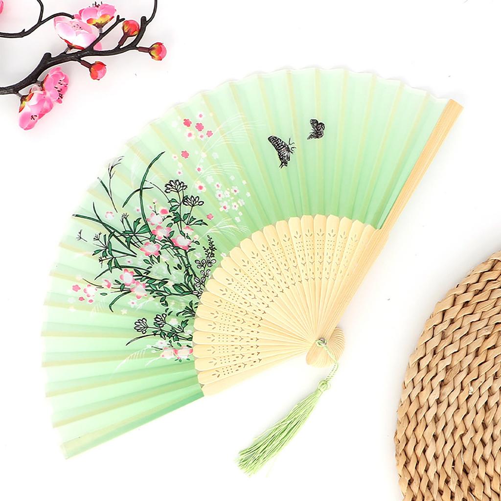 Antique Fan, Chinese Fan, Antique Folding Fan, Dance Fan