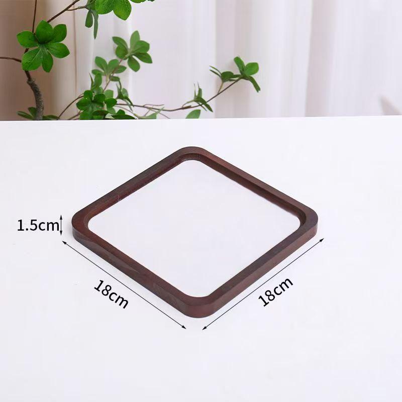 Luxury Solid Wood Jewelry Display Tray for Rings, Bracelets, and Necklaces