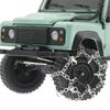 Metal Snow Chain for 1:12 MN82 TRAX4 Remote Control Crawlers Vehicle Upgraded Tire Chain Great Grip for All Terrain