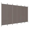 VidaXL Room Divider 6 Panels Folding Room Separator Privacy Screen Partition Living Room Decoration 350192