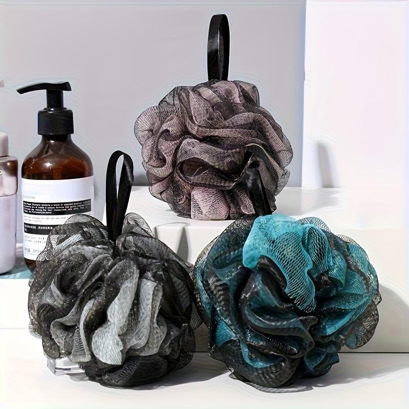 

3 шт. Большая мягкая мочалка для душа и ванны для мужчин и женщин, отшелушивающая мочалка для тела, цвет случайный, без отдушек 3pcs