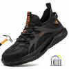 Anti Puncture Men Safety Shoes Summer Work Sneakers With Steel Toe Breathable Work Shoes For Men Protective Shoes With Metal Toe