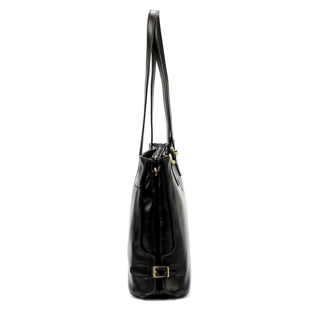 Skórzana elegancka shopperbag na ramię Florence