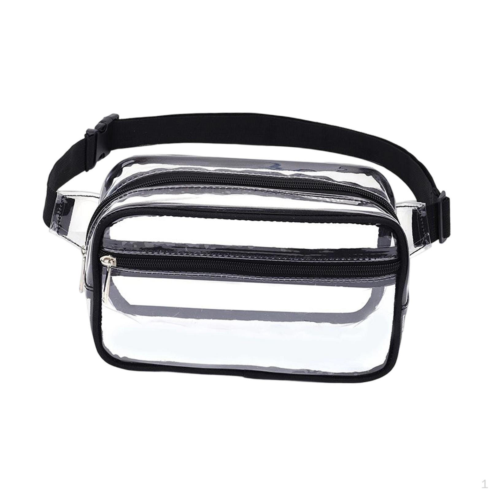 

Clear Fanny Pack Waist Bag Crossbody Purse for Festival Concerts Hiking Travel