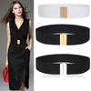 Women Elastic Belt Fashion Band Wide Belts Waist Belt Female Buckle Waistband Corset Decoration Accessories