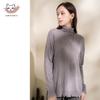 Sinuofude Women's High-Neck Cashmere Blend Loose Wool Sweater S+040