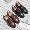 Foreign trade casual small leather shoes men's summer British style 2025 new business dress wedding groom shoes