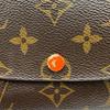 LOUIS VUITTON M61578 Monogram leather Portefeuille Emily Purse Brown leather Women Used