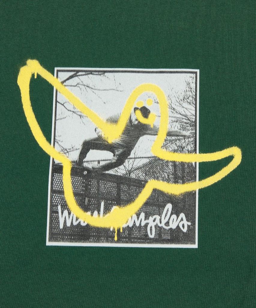 Mark Gonzales Childhood Graphic T-Shirt - D/Green