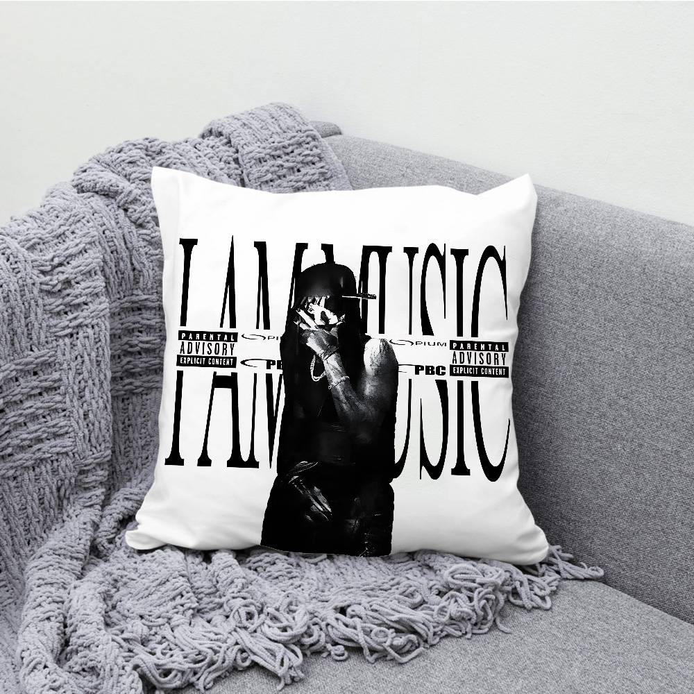 

P-Playboi C-Carti Music Opium Pillow Case Print Polyester Fiber 40X40 cm Home Sofa Throw Cushion Cover Decoration 30cmx30cm
