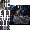Spooky Foam Halloween Tombstone Decoration For Haunted House And Yard Decor