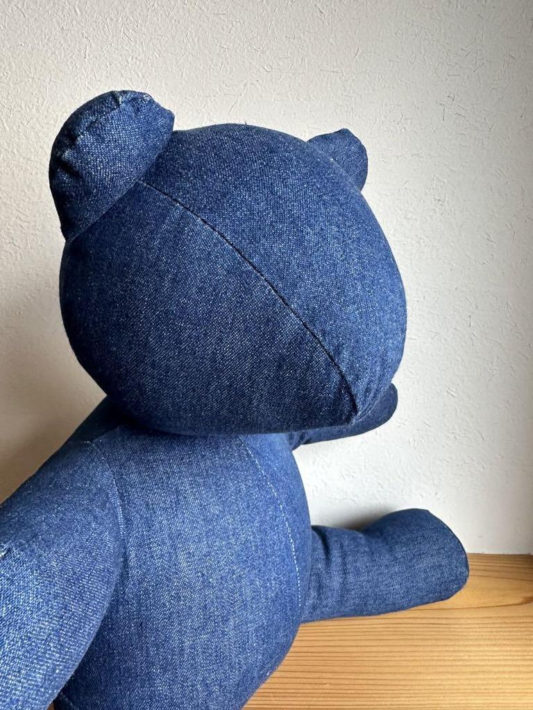 [USED] Denim Teddy Bear USA Bear