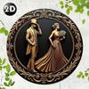 20x20cm Metal Tin Sign Wall Art Decorative Vintage Painting