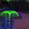 D2 1pc Solar Lamp Jellyfish Lights 7 Color Changing Solar Flowers Lights Solar Garden Lights Solar Fiber Optic Lights for Patio
