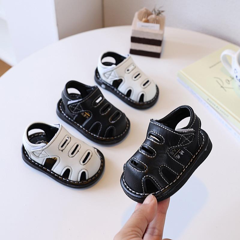 Baby Toddler Soft Sole Shoes With Velcro For Summer And Autumn Comfort