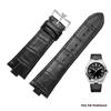 25*8Echtes Leder Uhrenarmband für Vacheron Constantin OVERSEAS Serie 4500V 5500V P47040 Edelstahl Schließe Herren Uhrenarmband