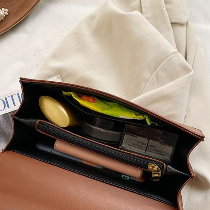 Dámský batoh Advanced Sense Malý design Sense Chain Messenger Bag Neformální retro taška přes rameno Jednoduché a všestranné čtvercové tašky