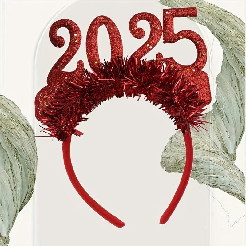 1pc New 2025 Christmas Headband Decoration Creative Headband Christmas Party Decoration Photography Christmas Decoration Props