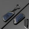T25Fashion New Double-sided Leather Car Key Case Cover Shell Protection Auto Styling Accessories For VW Volkswagen Golf 8 MK8 Leon