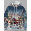 Men's Autumn and Winter 3D Printed Hooded Fashion Versatile Trend Breathable Casual Hoodies & Sweatshirts (men’s)